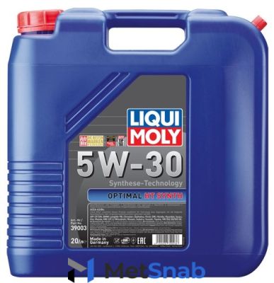 Моторное масло LIQUI MOLY Optimal HT Synth 5W-30 20 л