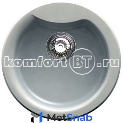 Мойка кухонная Elleci Ego Round Granitek Bianco Titano