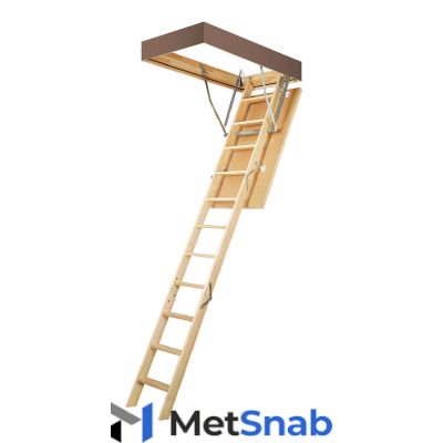 Лестница чердачная Fakro Smart Plus деревянная 280х70х94 см